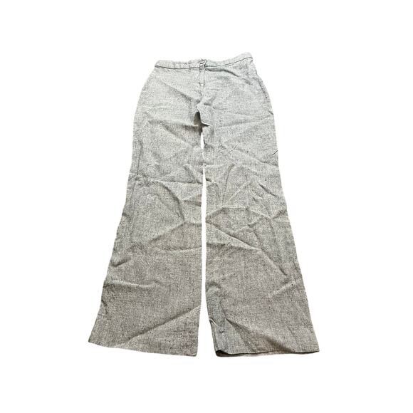 Michael Kors Made In Italy 100% Linen Pants Gray Womens Size 6 Lagenlook - Picture 1 of 7